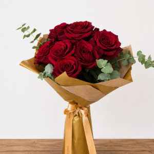 Buchet 7 trandafiri premium- Elegantă clasica